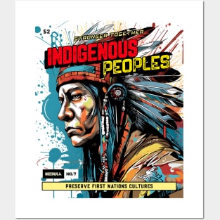 Indigenous Peoples Preserve Culture Posters and Art